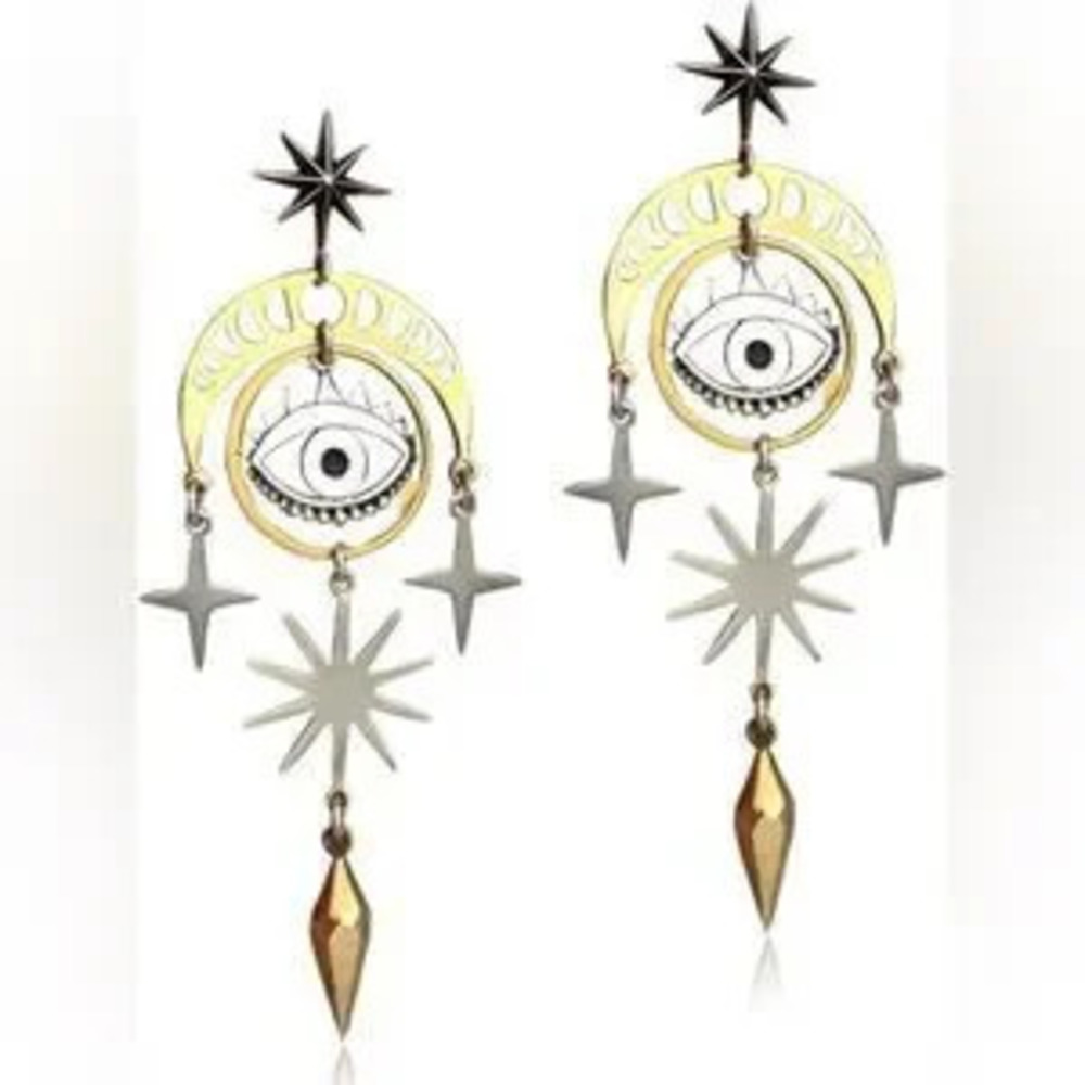 Evil eye earrings N872